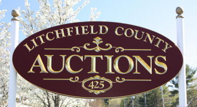 Litchfield County Auctions Carved Sign