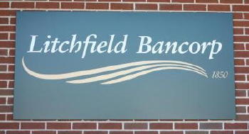 Litchfield Bancorp Custom Vinyl 
Sign